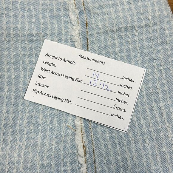 Lelis Tweed Sky Blue Mini Pencil Skirt Sz XS - Picture 5 of 5